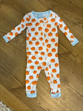 Classic Whimsy Pumpkin Sleeper Onesie 18M